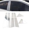Kia Forte K3 6 x Silver Pillar Post Window Cover Trim (2009-2012)
