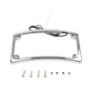 Harley Touring Glide Rear License Plate Frame Bracket with Light (2009-2023)