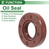 Make Model Oil Seal 17x35x7mm 5 Pcs Seal Ring Rotary Shaft Seal FKM Rubber
