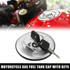 Honda CB-1 Motorcycle Gas Tank Cover Locking Fuel Tank Cap with Keys (1989-1990)