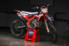Honda CRF 450 (2017-2020) - FLUID Style Stickers Full Custom Graphic Kit