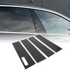 Ford F-150 (2015-2021) Black Carbon Fiber 4pcs Car Pillar Window Trim Covers