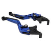 Yamaha XMAX 125 250 300 400 CNC Blue Extendable Brake Clutch Levers (15-22)