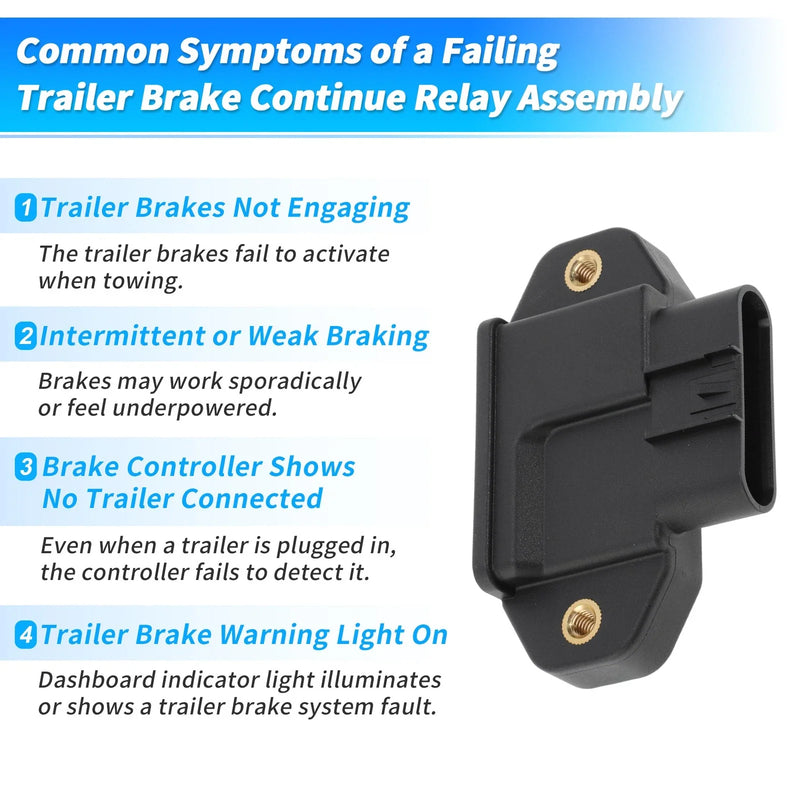GMC Yukon XL 2500 Trailer 6.0 Brake Continue Relay (2009-2013)