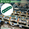 Oil Seal TPU Rotary Shaft Seal 10x20x6mm Green 5 Pcs