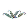 Motorcycle 10 x Exhaust Pipe 59mm Multicolor Stainless Steel Swivel Springs
