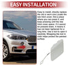 BMW 428i White 1 Pcs Rear Tow Hook Cover (2014 - 2016)