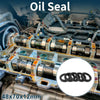 5 x Oil Seal NBR Rubber 48x70x12mm Black