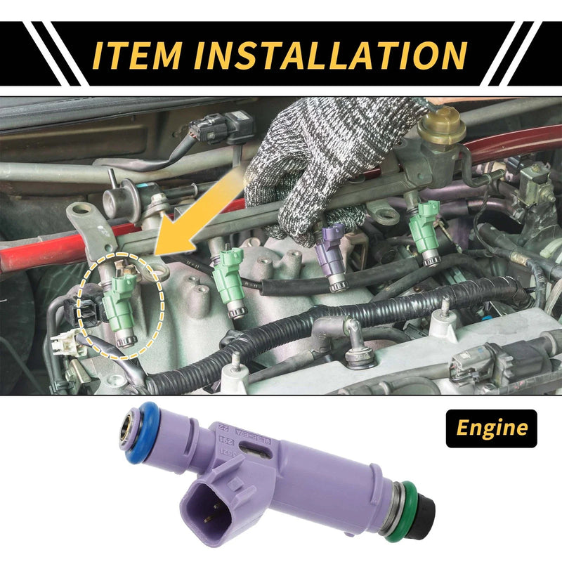 Ford F-150 2009-2010 6 Holes Purple 1 x Unit Fuel Injector Nozzle