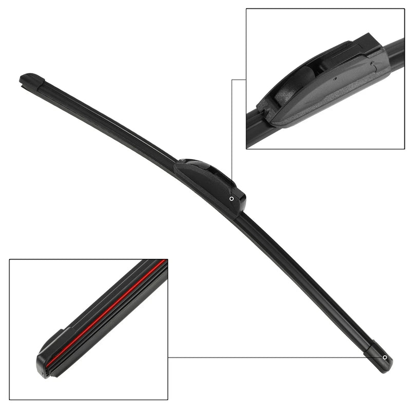 Jeep Patriot 3 x 21" Front Windshield Wiper Blades (2007-2017)