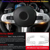 BMW 5 G30 X3 G01 Steering Switch Button Cover Trim Stickers (2018–2022)