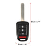 Honda Accord Civic Keyless Entry Remote Car Key Fob 433MHz (2016-2017)