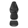 Harley Street Glide Black Driver Passenger Seat w/ Backrest (09-23)