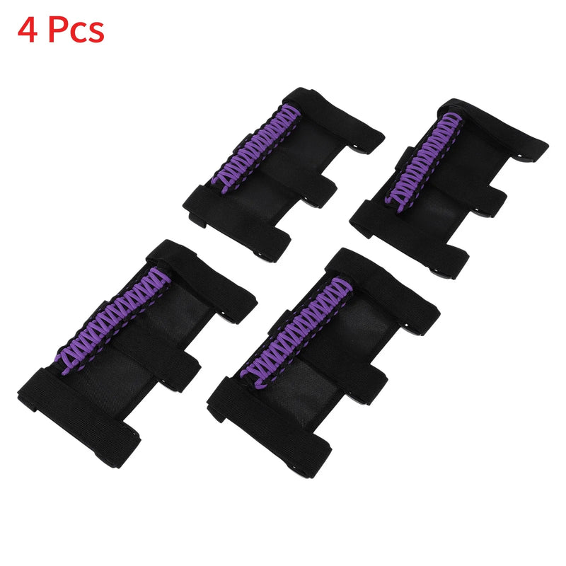 Jeep Wrangler 1955-2023 - Purple Roll Bar Grab Handles (2 x Handles)