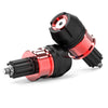 Motorcycle ATVs Red CNC Aluminum Handlebar Grips Bar End Cap Plugs