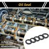 Oil Seal 42x62x8mm NBR Rubber Black Seal Ring Rotary Shaft Seal 5 Pcs