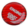Mercedes Benz GLC Class Red Carbon Fiber Engine Start Stop Button Trim