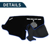 BMW 6 Series (2003-2010) Sun Protector Pad Black Blue Dash Cover Mat