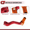 Kayo T2 Red Orange Folding Motorcycle Gear Shifter Lever