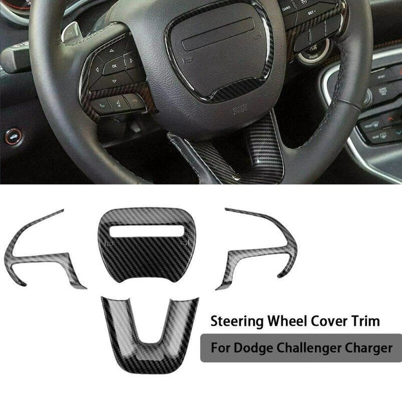Dodge Challenger Steering Wheel Cover Trim 4x (2015–2023)