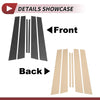 Nissan Altima 6 Pcs Carbon Fiber Door Pillar Trim (2002-2006)