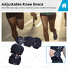 Injury Adjustable Hinged Knee Brace Leg Support Stabilizer (0-120°)