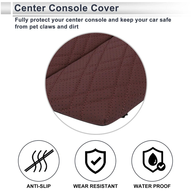 BMW 5 Series G30 2018-2023 Dark Red 1 x Set Center Console Cover