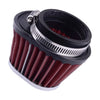 Car Motorcycle - Fits Various Models 51mm Red Air Filter Cone