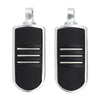 Harley Touring Limited Softail Fatboy Sportster Satin Chrome Footpegs
