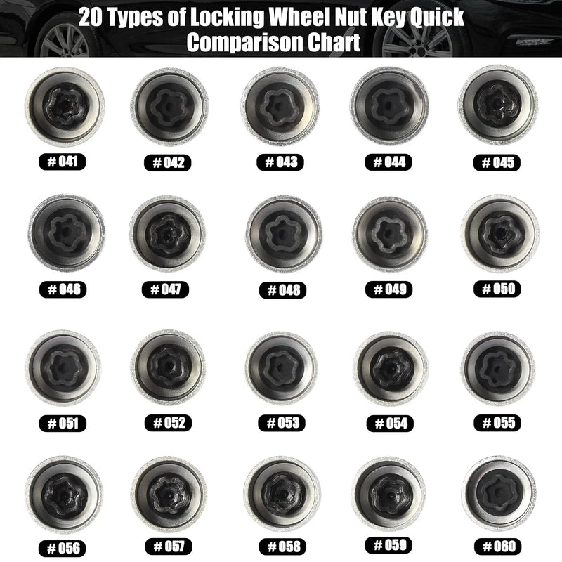BMW 3 5 7 Series Wheel Lock Lug Nut Key