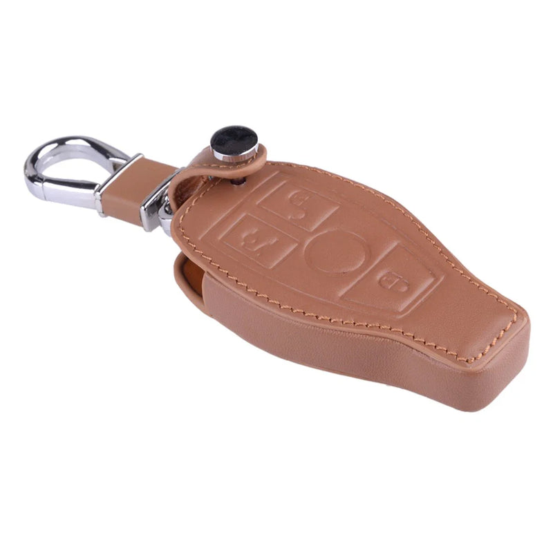 Mercedes Benz C E S GLE CL ML Cow Leather Key Cover (2010-2023)