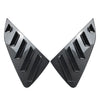 VW Polo MK6 Rear Side Window Louver Vent Trim Covers 2 x (2018-Present)