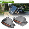 Motorcycles Black PC Plastic Set Universal Hand Guard Knuckle Protector
