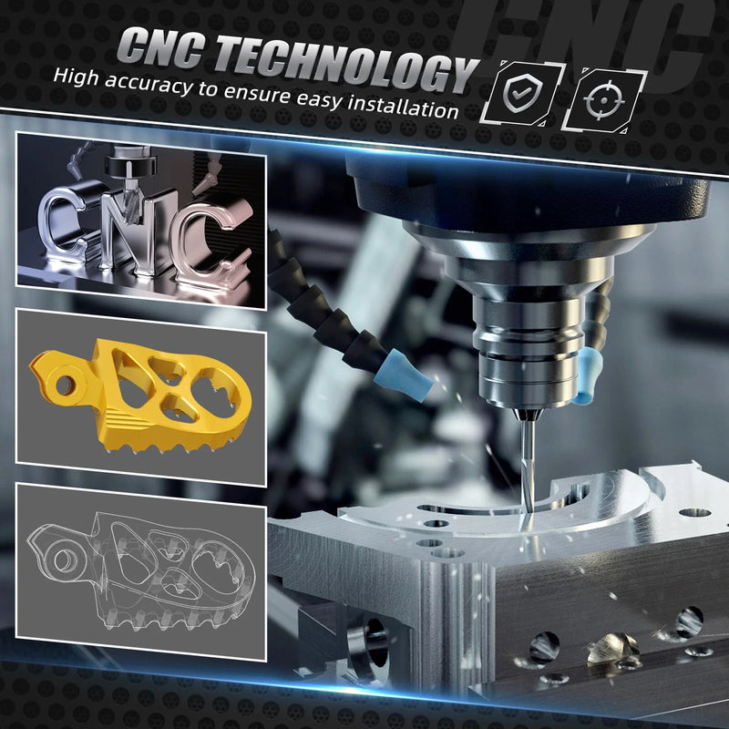 Suzuki RM-Z RMZ250 RMZ450 Wide Foot Pegs (2010-2024)