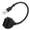 YAMAHA YZF-R125, MT-125 3Pin to 16Pin OBD2 Diagnostic Scanner Adapter Cable