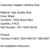 Yamaha Vmax VMX1200 Intake Manifold Carburetor Set (1985-2007)