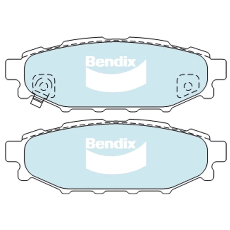 Subaru Outback Rear Disc Brake Pad Set (2004 - 2013)