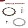 Yamaha YZ250 Clutch Friction Steel Plates w Spring Bolt (2002–2024)