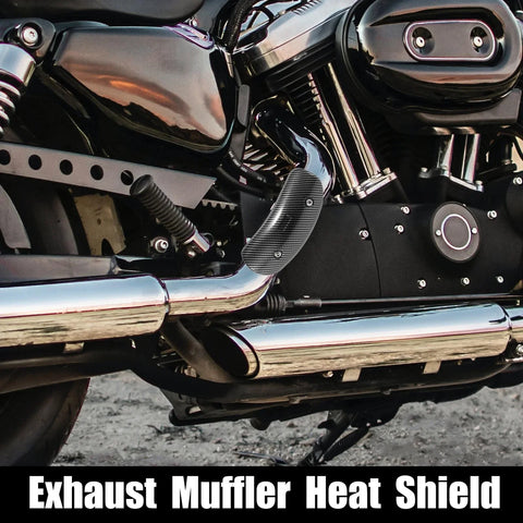 Motorcycle ATV 1 x Exhaust Muffler Pipe Heat Shield Insulation Cover Guard