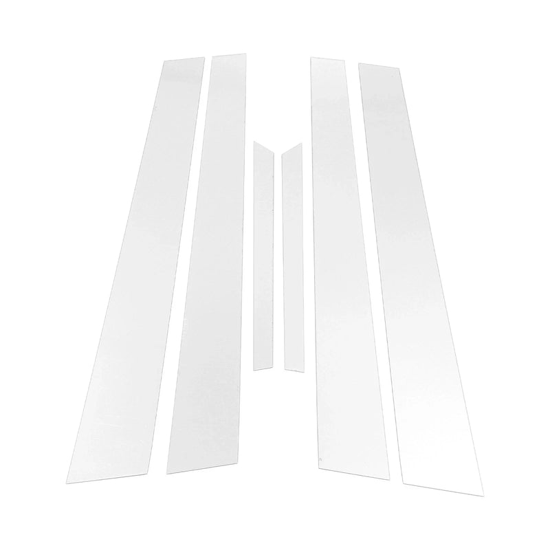 Honda Accord (1998-2002) Chrome Silver Tone 6 Pcs Door Pillar Window Trim