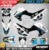 Honda CRF 125 Full Custom Decal Kit (2013-2021)