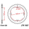 Yamaha Warrior 350 & Banshee 350 36-Tooth Rear Steel Sprocket (1987–1988)