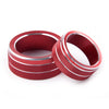 Honda Accord 5 x Red Dashboard Button Circle Covers (2018-2019)