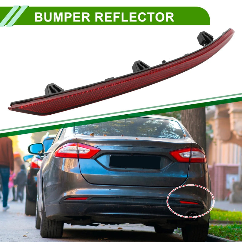 Ford Fusion 2019-2020 Red 1 x Rear Right Bumper Reflector