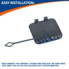 BMW 530i 540i M5 Quantum Blue Rear Car Bumper Tow Hook Cover