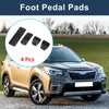 Subaru Forester (2006-2018) Black 4 Pcs Foot Accelerator Pedal Covers