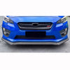Subaru WRX 2015-2021 Carbon Fiber Style Front Bumper Lower Lip V-Style fit