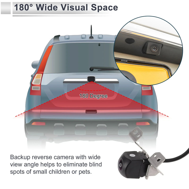 Honda Pilot Rear View Camera 120-180 Degree (2009-2015)
