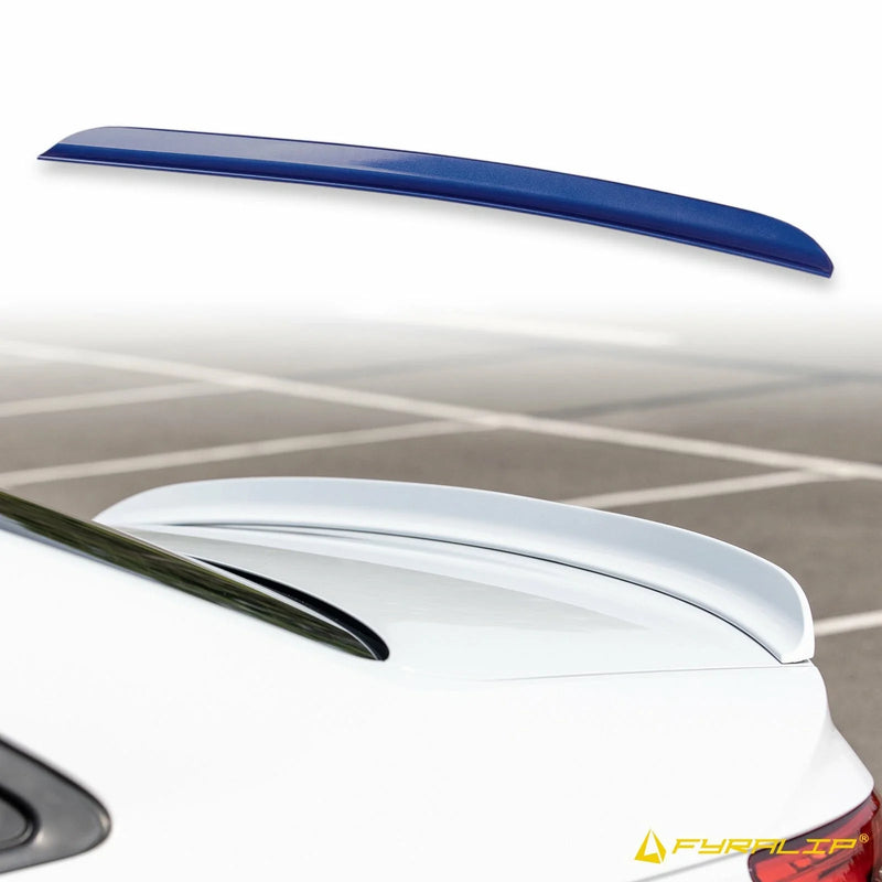 Mercedes W140 Sedan Blue Boot Lip Spoiler (1992-1999)