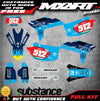 Yamaha WRF 450 Custom Decal Kit BOOST STYLE Graphics (2012-2015)